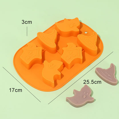 「送料無料」ハロウィンクッキー型チョコ型氷型製氷皿　おばけかぼちゃ鬼ドクロ魔女コウモリ