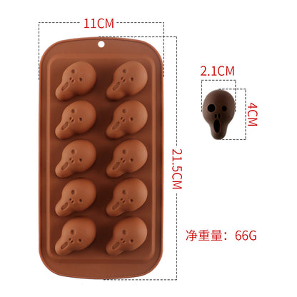 「送料無料」ハロウィンクッキー型チョコ型氷型製氷皿　おばけかぼちゃ鬼ドクロ魔女コウモリ